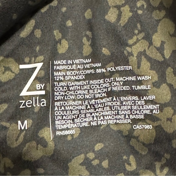 Women's Zella Green Leopard Print Sports Bra - Picture 8 of 8